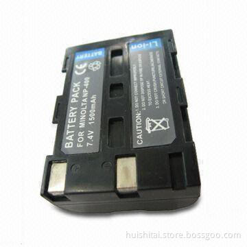 Camera Battery with 7.4V Voltage and 1,500mAh Current with CE Standard